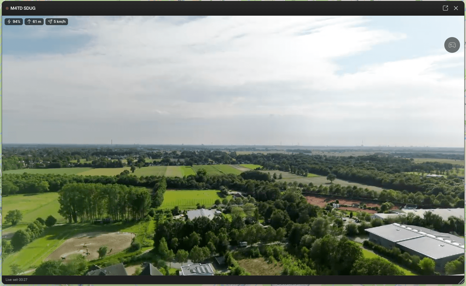 Livestream einer Dock-Drohne