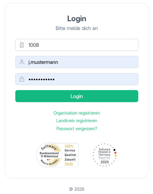 Login-Formular