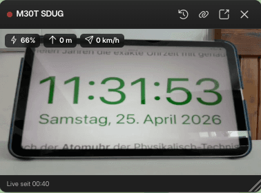 Livestream-Fenster