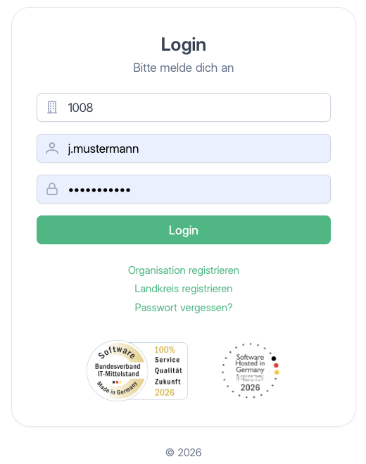 Login-Formular